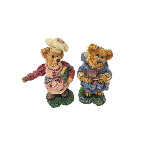 Boyds Bears Other - Vintage Boyds Bears Ark Series Noah Mrs. Noah Figurine Resin 2426 2427 Set of 2